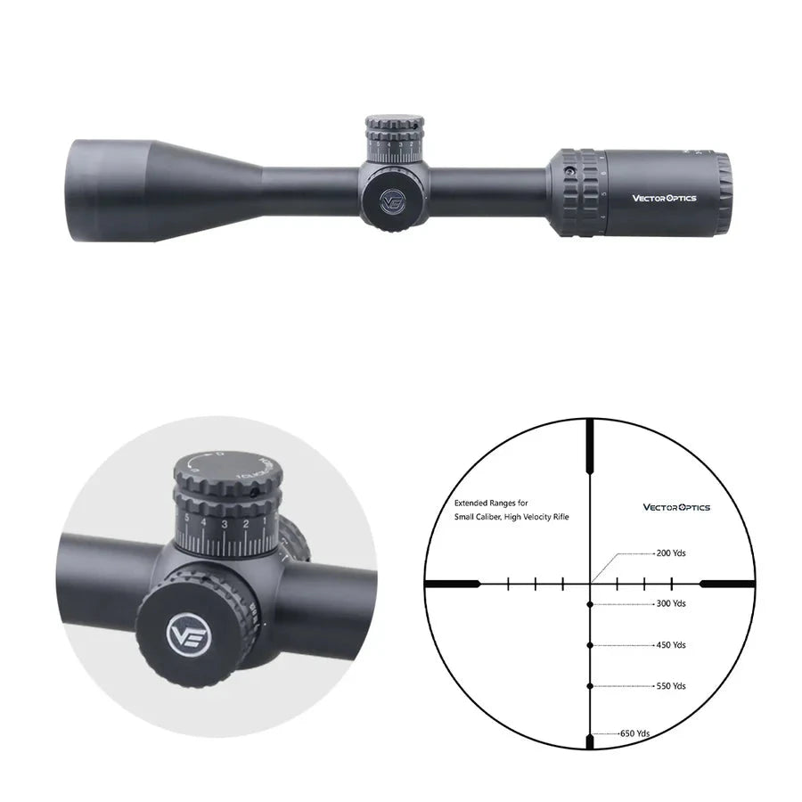 Vector Optics Hugo 3-12x44 SFP διόπτρα τυφεκίου Vector Optics