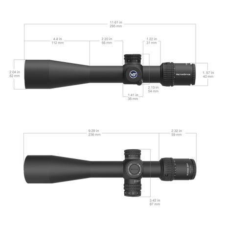 Vector Optics Veyron 6-24x44IR SFP συμπαγής διόπτρα τυφεκίου