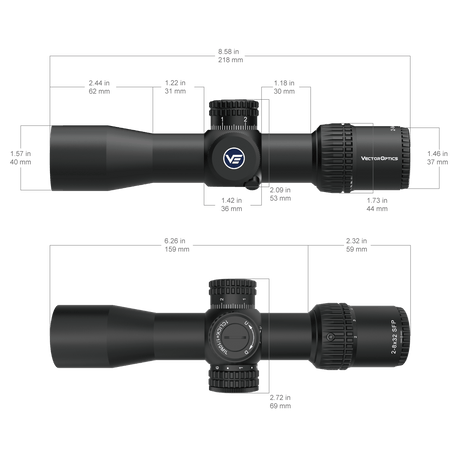 Vector Optics Veyron 2-8x32IR συμπαγής διόπτρα τυφεκίου