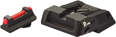 Walther Q4 SF OR & Q5 Match SF ρυθμιζόμενο σύνολο σκοπευτικών | με οπτικές ίνες τύπου A 