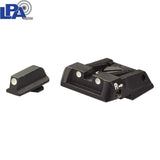 Walther Q4 SF OR & Q5 Match SF ρυθμιζόμενο σετ σκοπευτικών | με λευκές κουκκίδες

