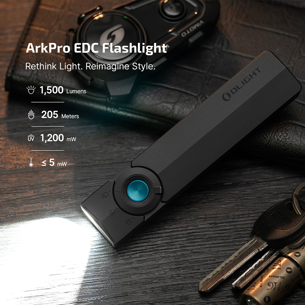 Olight ArkPro | επίπεδος φακός EDC 4-σε-1 | 1.500 lm