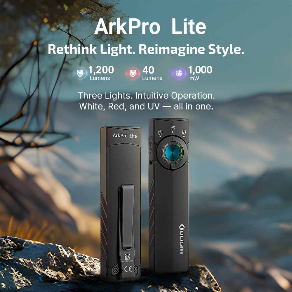 Olight ArkPro Lite | flat 3-in-1 EDC φακός | 1.200 lm
