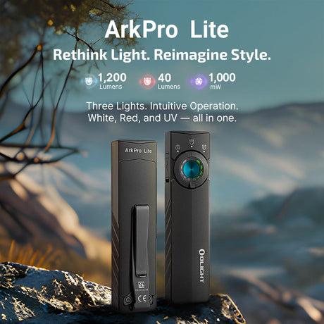 Olight ArkPro Lite | flat 3-in-1 EDC φακός | 1.200 lm