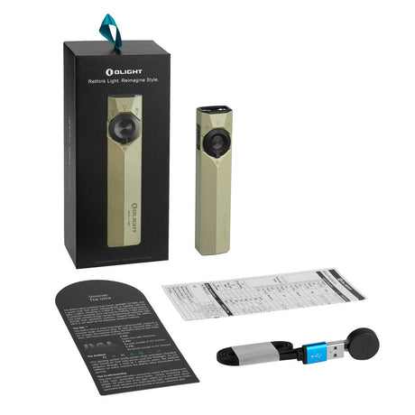 Olight ArkPro Ultra | επίπεδος φακός EDC 4-σε-1 | 1.700 lm - Olive Green