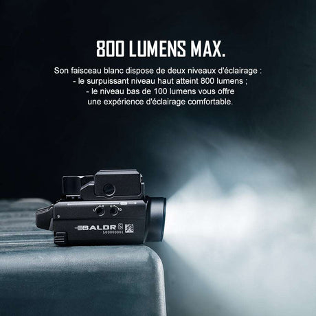 Olight Baldr S | φακός πιστολιού με λέιζερ | 800 lm