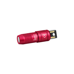 Olight imini 2 | μίνι επαναφορτιζόμενος φακός μπρελόκ | 50 lm - Passionate Red