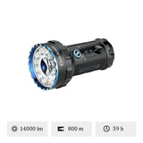 Olight Marauder 2 | εξαιρετικά ισχυρός επαναφορτιζόμενος φακός | 14.000 lm