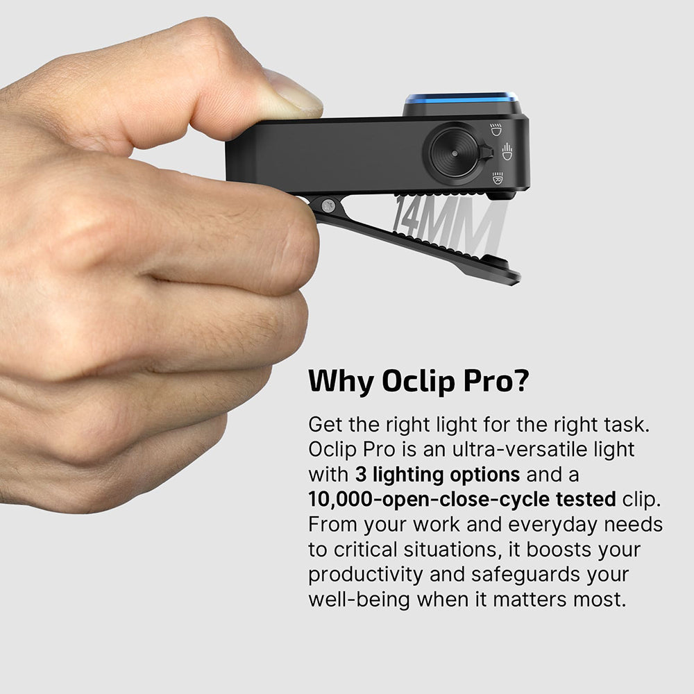 Olight Oclip Pro | πολυλειτουργικός φακός με κλιπ | 500 lm