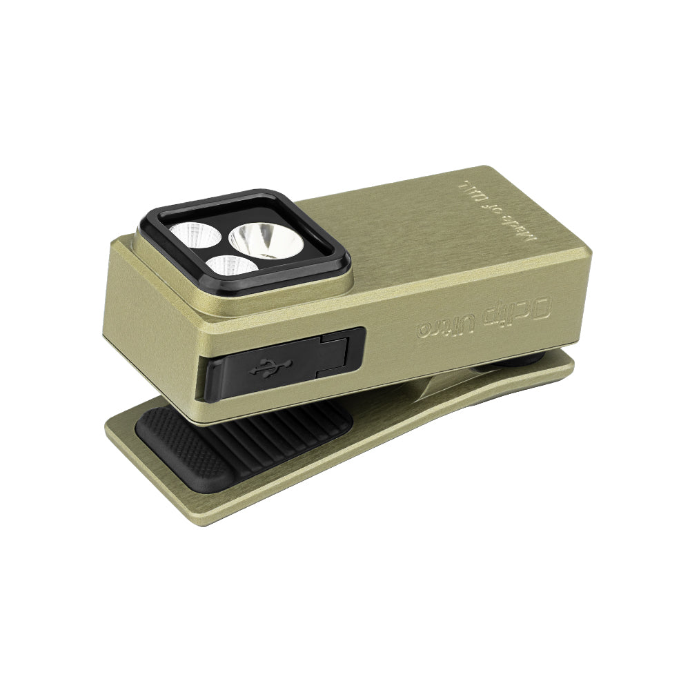 Olight Oclip Ultra | 3-σε-1 clip-on EDC φως | 530 lm - Olive Green