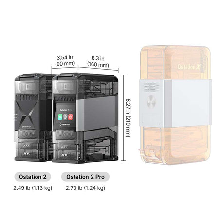 Olight Ostation 2 Pro | έξυπνος φορτιστής μπαταριών AA/AAA | 3-σε-1