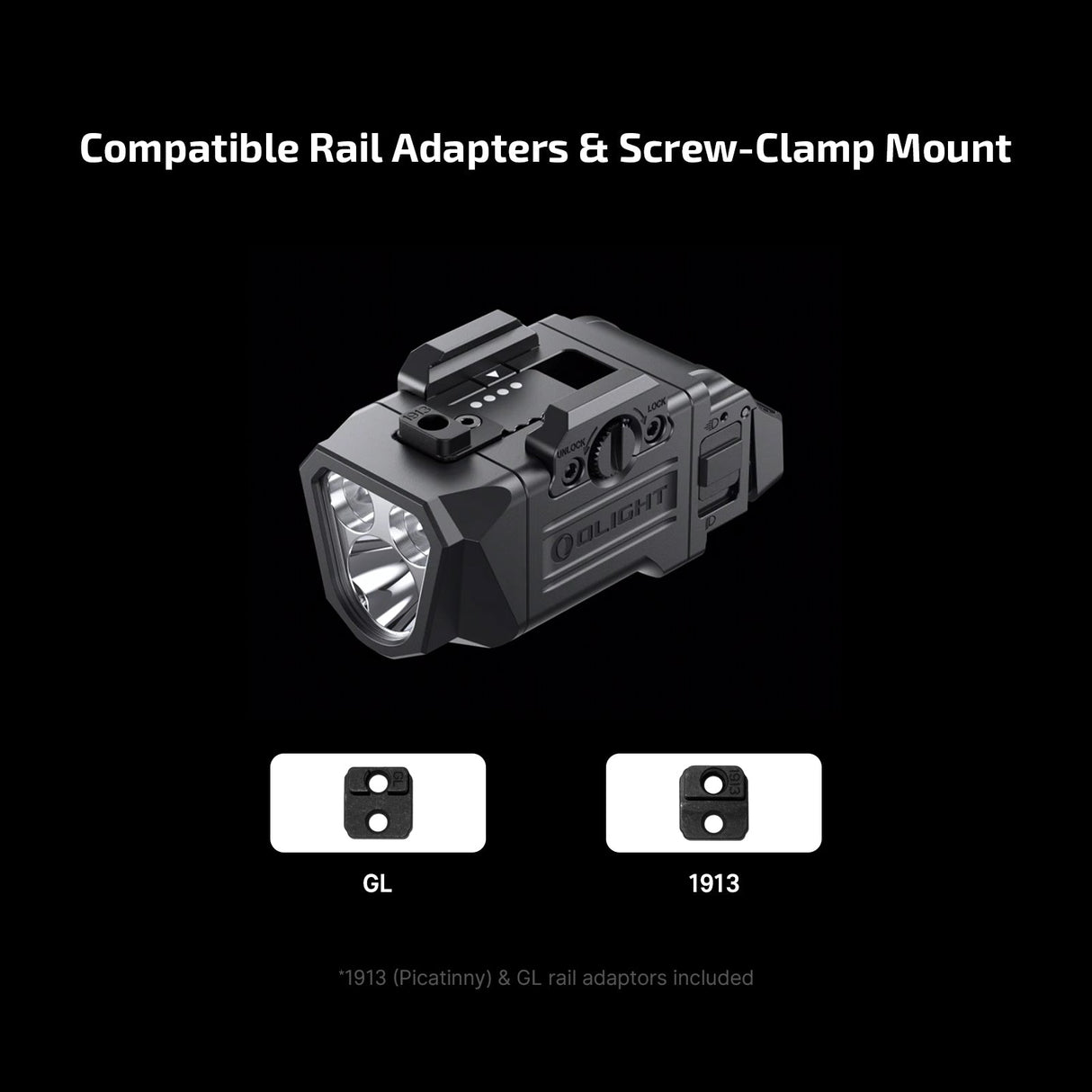 Olight PL X | φακός πιστολιού | 1.200 lm