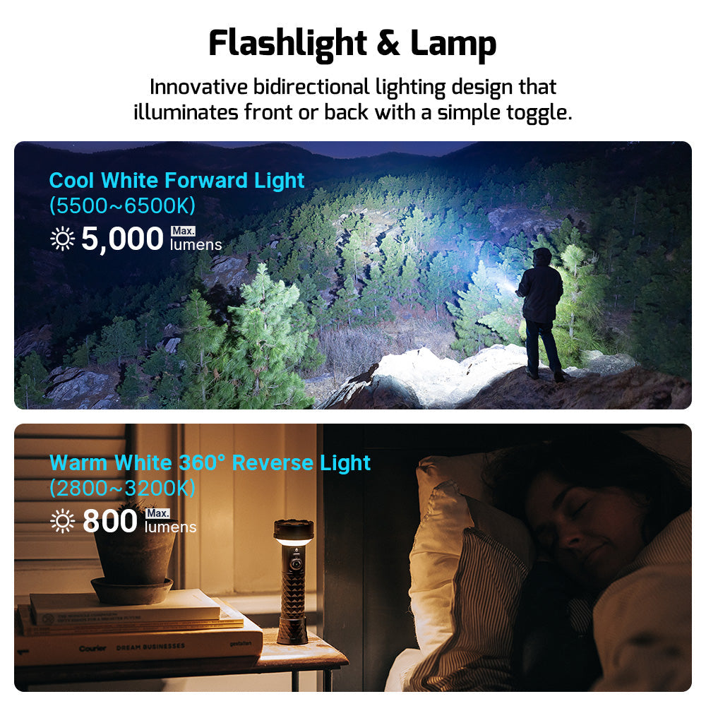 Olight Prowess | φακός με αμφίδρομο φωτισμό | 5.000 lm