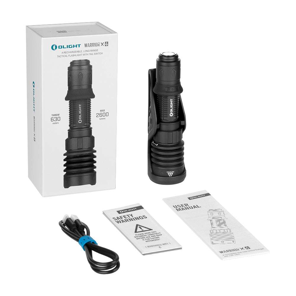 Olight Warrior X 4 | τακτικός φακός | 2.600 lm
