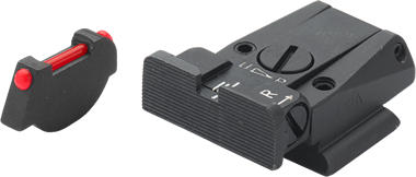 Ruger P91 - P97 ρυθμιζόμενα σκοπευτικά | οπτική ίνα