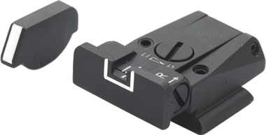 Ruger P91 - P97 ρυθμιζόμενα σκοπευτικά | λευκές γραμμές