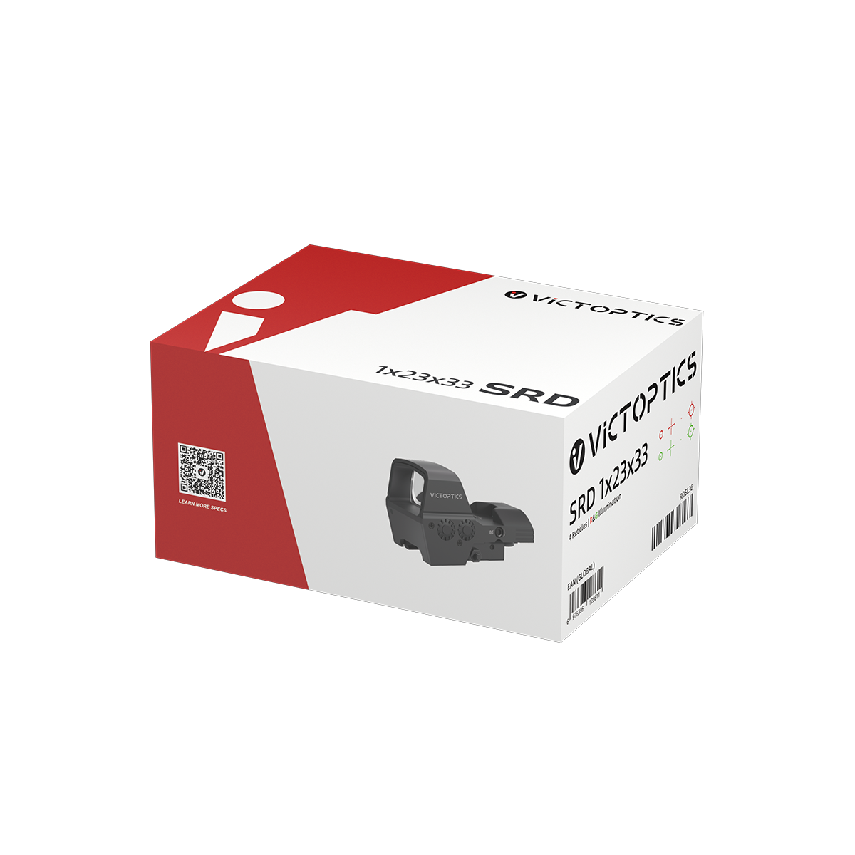 VictOptics SRD 1x23x33 Four-Reticle σκοπευτικό κόκκινης κουκκίδας
